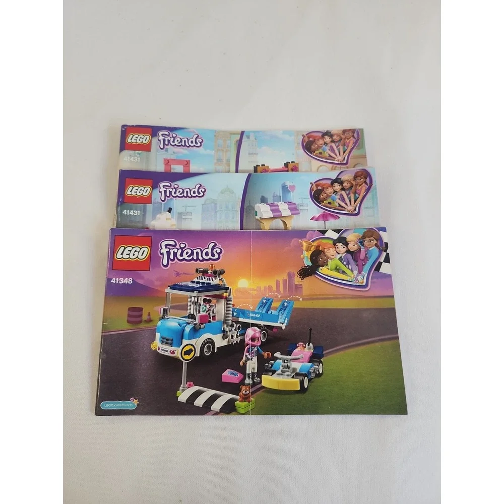 Set Of 3 Lego Friends Book‎ Lot
